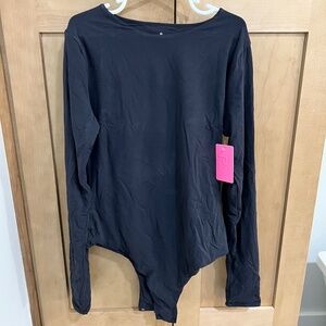 Black Long Sleeve Bodysuit
